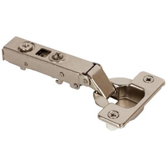 110Ã‚Â° Heavy Duty Full Overlay Cam Adjustable Self-Close Hinge With Press-In 8mm Dowels